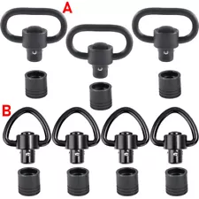 Tactical Push Button Sling Swivel Mount QD Loop Sling Adapter For Rifle Shotgun