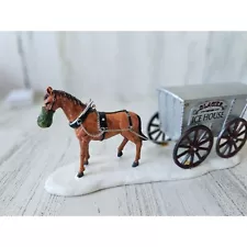 Lemax Horse carriage ice House glacier Xmas village accessory Victorian