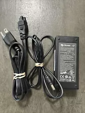 Genuine Clover 40W AC/DC Power Supply Adapter for Clover C300 C400 POS w/P.Cord