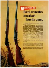 Garcia Rossi .22 Overland Gallery Plinker Gun Arms Vintage Print Ad 8"x 11" 1973