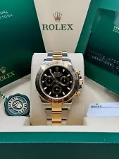 Rolex Daytona 116503 Black Dial DISCONTINUED Two Tone Yellow Gold - UNWORN 2023