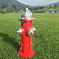 Fake Fire Hydrant for Dogs to Peed on, Dog Fire Hydrant Pee Post, 14.5" Backyard