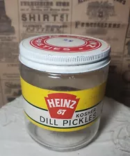 Vintage Heinz 57 Varieties Kosher Dill Pickle Jar 16oz Canada