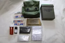 US Military Issue Individual First Aid Kit Bandage Pouch Box Insert Set IFAK