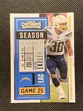 2020 Panini Contenders Austin Ekeler Chargers Season Ticket NFL Card # 57