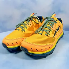 Men's size 11.5 - Altra Lone Peak 6 Trail Running Shoes Yellow zero drop