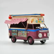 Antique Style Collector Edition Ice Cream Truck Metal Metallic Masterpiece SALE