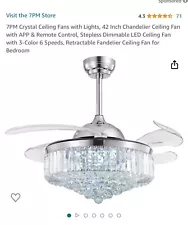 NEW Chandelier/Fan For Sale