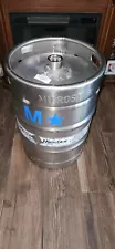 MICROSTAR STAINLESS STEEL 1/2 BARREL BEER KEG 15.5 GALLON WITH SANKEY D VALVE