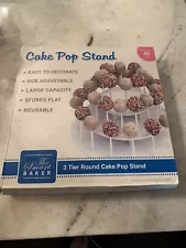 3 Teir Round Cake Pop Stand