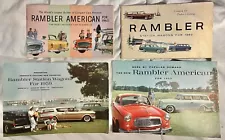 1959 & 1960 Rambler Station Wagon Car auto sales Brochures