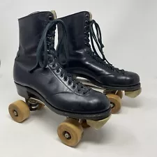 Vintage Betty Lytle Styled By Hyde Chicago Roller Skates Men’s Black Size 7 EUC