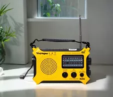 Used Kaito KA500 AM FM Shortwave Solar Crank Emergency Weather Alert Radio