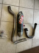 Yoshimura RS2 Suzuki DRZ400SM DRZ400S Full Exhaust System Stainless/Carbon (For: 2020 Suzuki DRZ400SM)