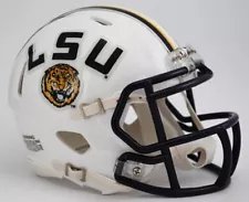 *SALE* LSU TIGERS SPEED MINI NCAA FOOTBALL HELMET - RIDDELL!