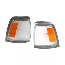 For 1992-1995 Toyota Pickup 2WD DLX/SR5 Front Parking Light Pair For TO2520126 (For: 1992 Toyota Pickup SR5)