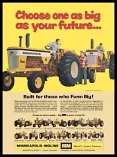 1964 Minneapolis Moline G-1000 Tractor NEW METAL SIGN: 9 x 12" Free Shipping