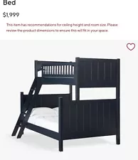 Pottery Barn Kids Twin over Full Bunk Bed- Used Great Condition $600 (Tanglewo