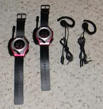 Walkie Talkie Watch Set w/ Ear Piece - Child's Toy Walkie Talkies - PLEASE READ