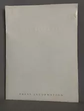 2000 PRESS KIT FOR HONDA CONCEPT VEHICLES AND MORE