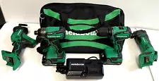 (MA6) Metabo HPT 18V Li-Ion Compact Combo Kit (KC18DDX4M)