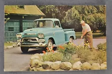 1958 GMC Pickup Truck Postcard Excellent Original 58