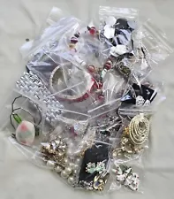 Estate Sale Lot of Costume Jewelry Wearable, Untested