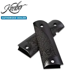 Kimber 1911 Full Size Ambi Pistol Grips Stipple/Scallop - Black/Gray 1000590A