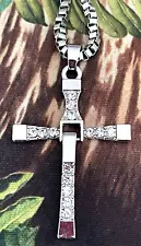 Fast Furious Vin Diesel Dominic Toretto Cross Pendant Necklace