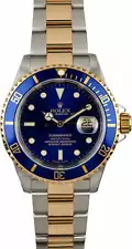 ROLEX SUBMARINER 16613, BRAND NEW BLUE DIAL FULL KIT ALL STICKERED UP BOX WARNTY