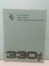 Ferrari 330 GT Owners Manual Use Maintenance Service Handbook_Printed in Italy