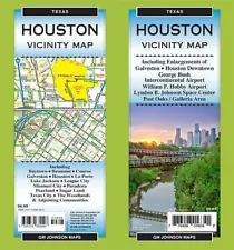 Regional Map of Houston & Vicinity, Texas, by GMJ