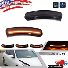 For 2009-2014 Nissan Maxima Smoked Amber Side Mirror Sequential Signal Lights 2x (For: 2009 Nissan Maxima)