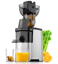 Masticating Juicer Machines, 300W 3.5-Inch (88Mm) Slow Cold Press Juicer with La