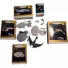 New ListingLot 5 Star Trek Hallmark Keepsake Light Up & Mini Ornaments Voyager Enterprise