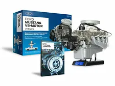 1965 Ford Mustang Engine Model with Collector's Handbook (SHIPS FREE)