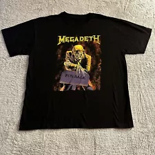 Megadeath 'Peace Sells But Who's Buying For Sale' T-Shirt Men's XL NWOT