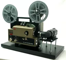 ELMO Super 8 Sound Movie Projector Video Transfer Built-In 2K Full HD Camera