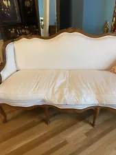 French Louis XV Style 19th Century Walnut Wingback Canapé Sofa, OFFER OFFER SALE