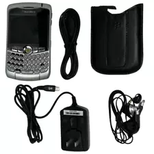 New ListingBlackBerry Curve 8320 Unlocked Smartphone 2MP Camera QWERTY Phone Silver OEM