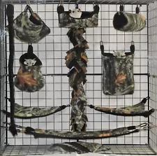 Oak Woods *15 PC Sugar Glider Cage set * Rat * double layer Fleece