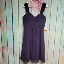 NWT Bill Levkoff plum bridesmaid dresd