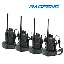 4Pk Baofeng BF-888S UHF Transceiver CTCSS Two-way Radio 16Channels Walkie Talkie