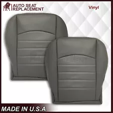 For 2013 2014 2015 2016 Dodge Ram Work Truck Bottom Vinyl Seat Cover Diesel Gray