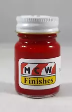 MCW Finishes 6630E Candy Apple Red Enamel Model Paint for Auto