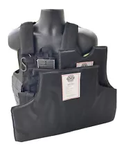 Green2 Tactical Black Vest With Level 3a Soft Armor Inserts