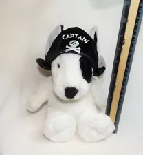 SALE--Aurora Plush Dog MAX Pirate Puppy 12" Stuffed Animal Dog w/Captain's Hat