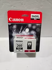 Canon Genuine Printer Ink Cartridge 260XL Black PG-260XL Pixma