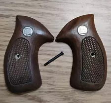 Charter Arms Bulldog Factory Wood Target Grips Revolver