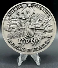 VTG America's Bicentennial 200 Years Freedom 1776-1976 Military Challenge Coin